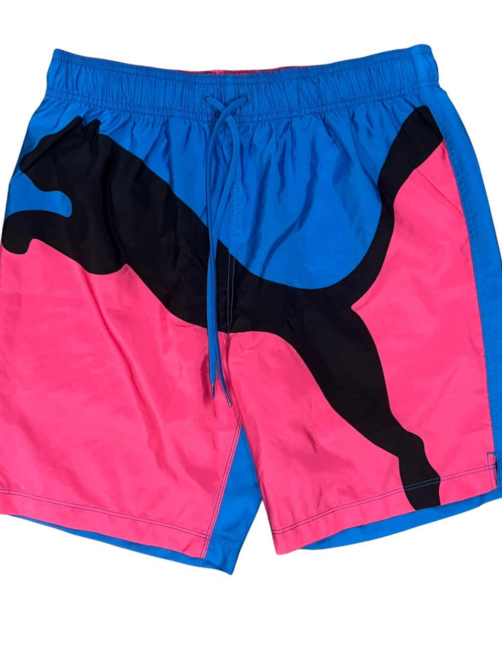 Puma Men’s Blue, Pink & Black Swim Board Shorts